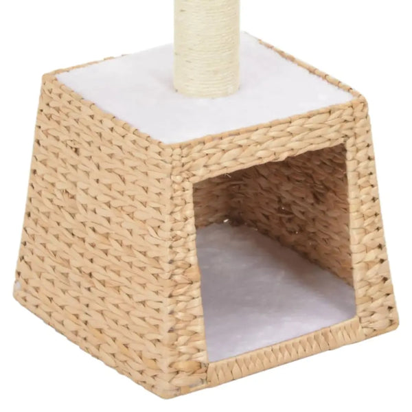 Vidaxl cat tree with sisal scratching post seagrass - Brown