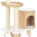 Vidaxl cat tree with sisal scratching post seagrass - Brown