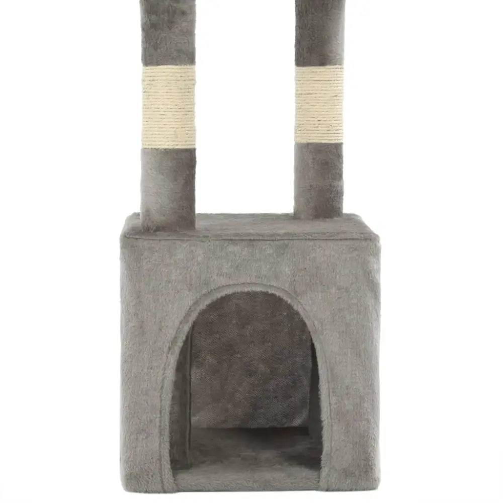 Vidaxl cat tree with sisal scratching posts 109 cm grey