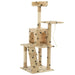 Vidaxl cat tree with sisal scratching posts 120 cm beige