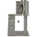 Vidaxl cat tree with sisal scratching posts 120 cm grey