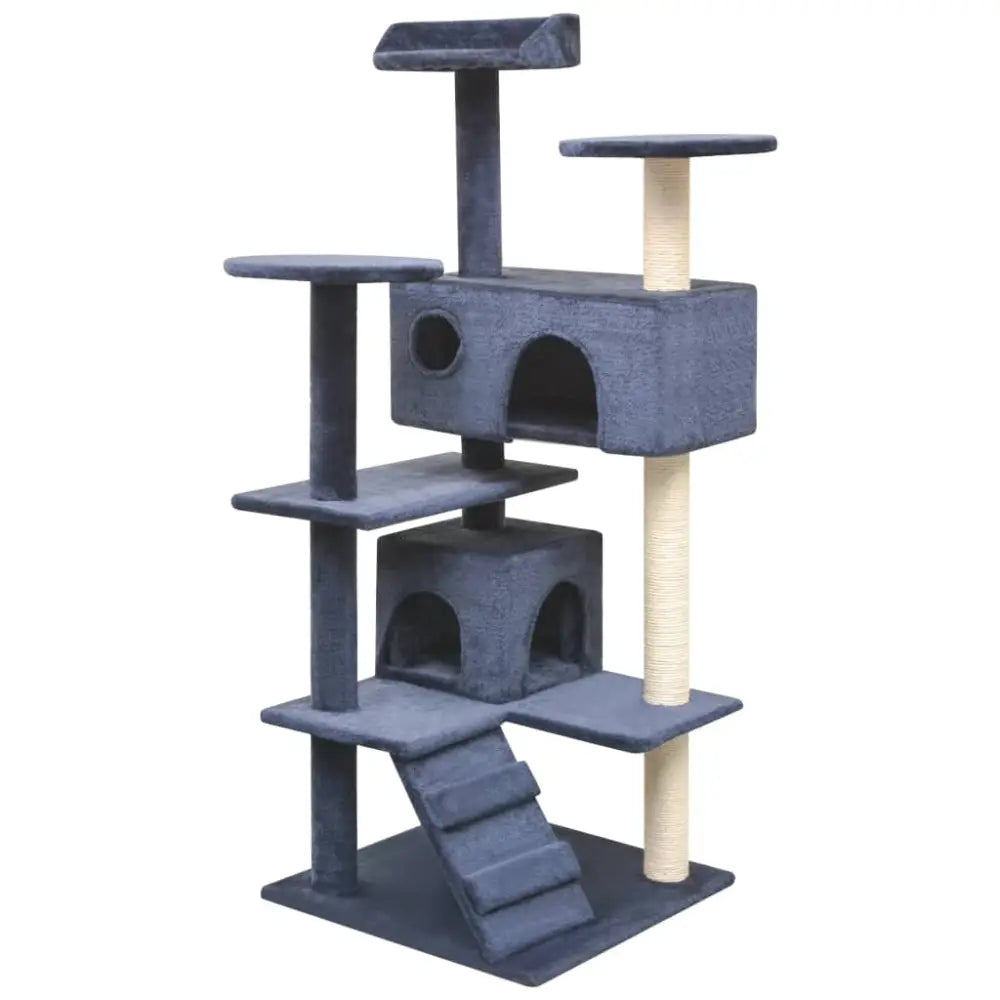 Vidaxl cat tree with sisal scratching posts 125 cm dark