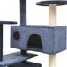 Vidaxl cat tree with sisal scratching posts 125 cm dark