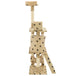 Vidaxl cat tree with sisal scratching posts 140 cm beige