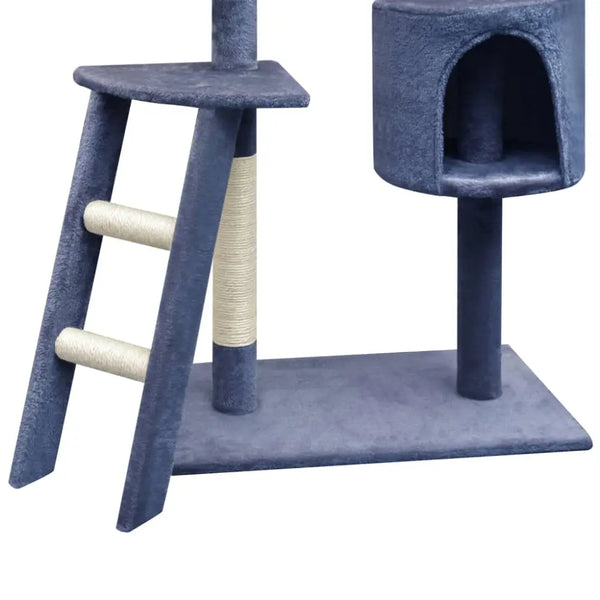 Vidaxl cat tree with sisal scratching posts 150 cm dark