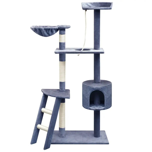 Vidaxl cat tree with sisal scratching posts 150 cm dark