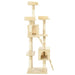 Vidaxl cat tree with sisal scratching posts 170 cm beige