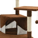 Vidaxl cat tree with sisal scratching posts 203 cm brown