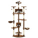 Vidaxl cat tree with sisal scratching posts 203 cm brown