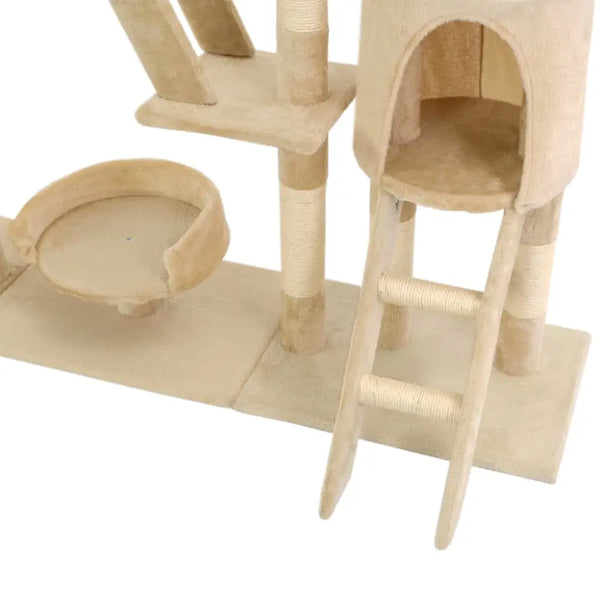 Vidaxl cat tree with sisal scratching posts 230-250 cm