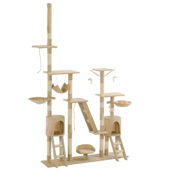 Vidaxl cat tree with sisal scratching posts 230-250 cm