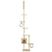 Vidaxl cat tree with sisal scratching posts 260 cm beige