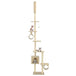 Vidaxl cat tree with sisal scratching posts 260 cm beige