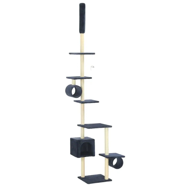 Vidaxl cat tree with sisal scratching posts 260 cm dark