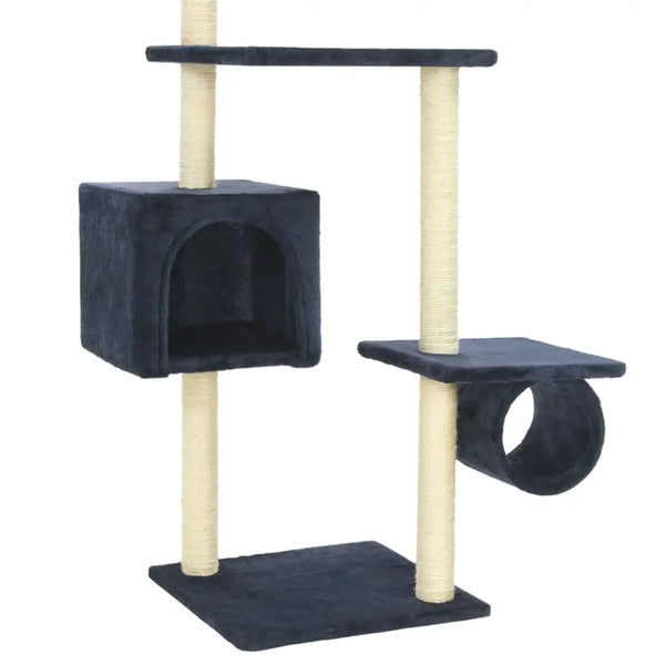 Vidaxl cat tree with sisal scratching posts 260 cm dark