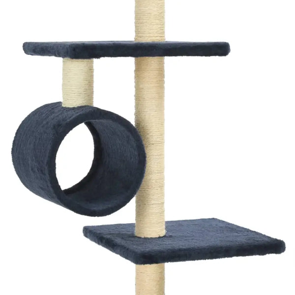 Vidaxl cat tree with sisal scratching posts 260 cm dark