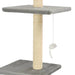 Vidaxl cat tree with sisal scratching posts 260 cm grey