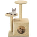 Vidaxl cat tree with sisal scratching posts 60 cm beige