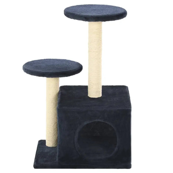 Vidaxl cat tree with sisal scratching posts 60 cm dark blue