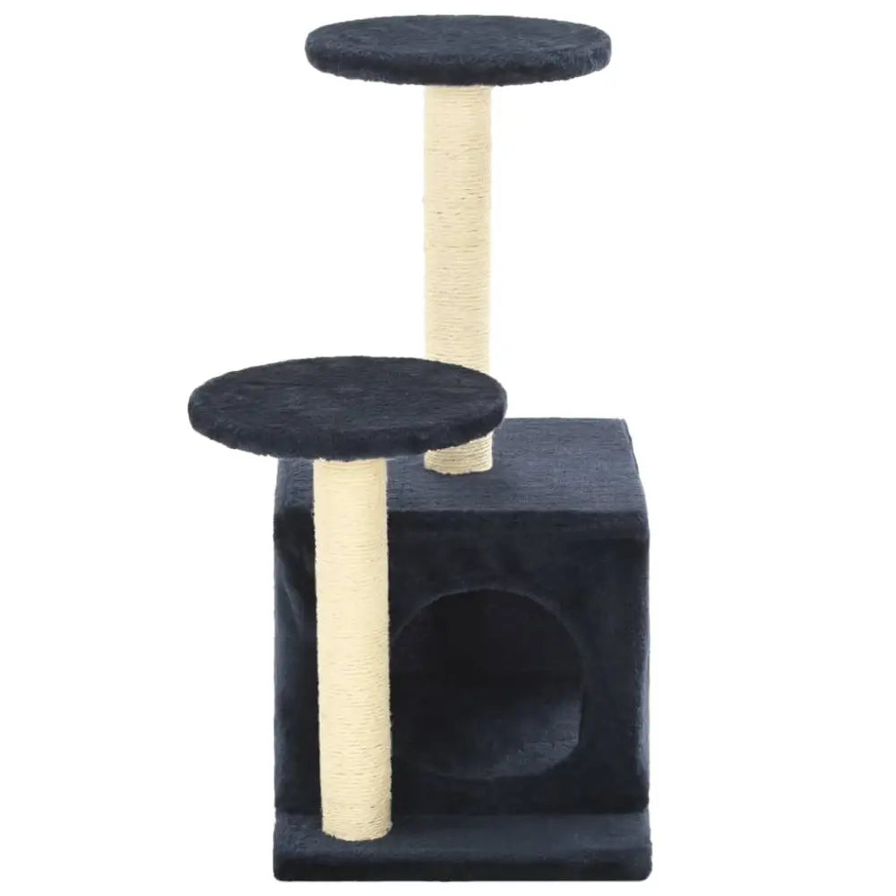 Vidaxl cat tree with sisal scratching posts 60 cm dark blue