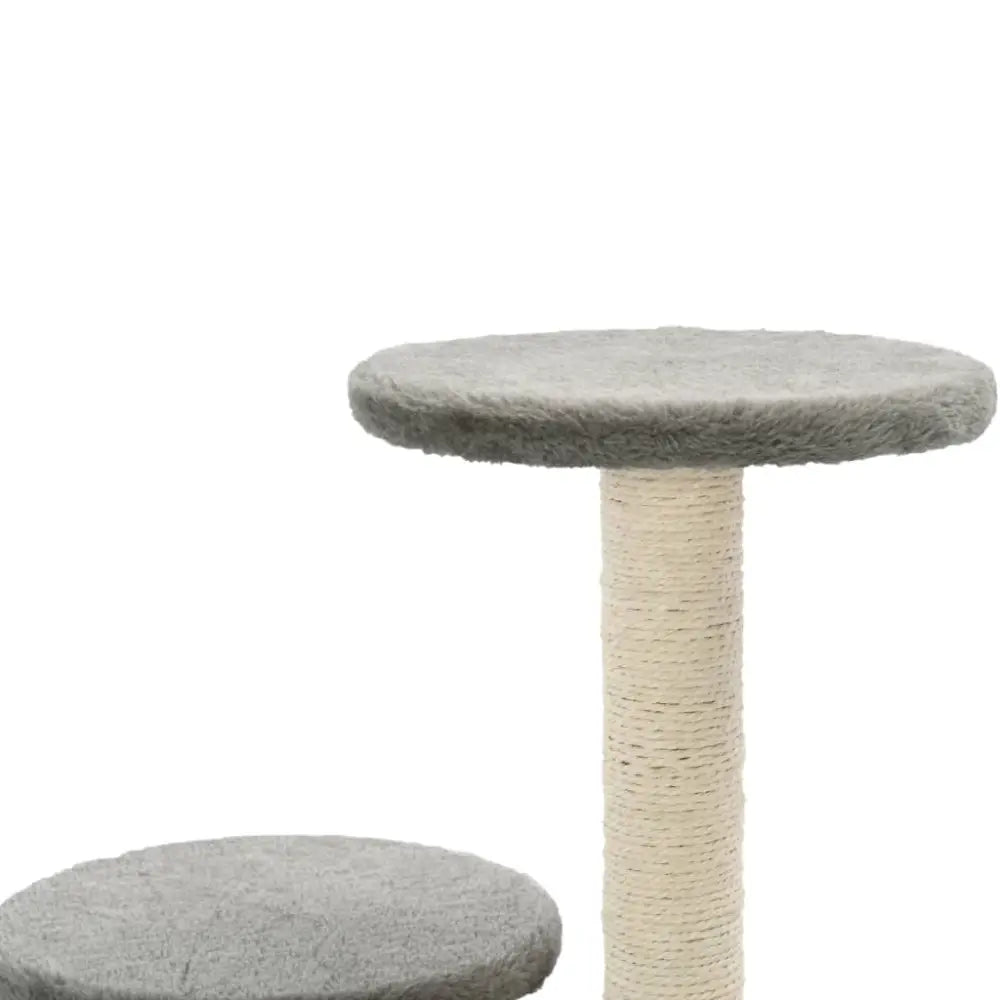 Vidaxl cat tree with sisal scratching posts 60 cm grey