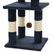 Vidaxl cat tree with sisal scratching posts 65 cm blue