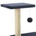 Vidaxl cat tree with sisal scratching posts 65 cm dark blue