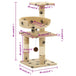 Vidaxl cat tree with sisal scratching posts 65 cm paw