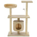 Vidaxl cat tree with sisal scratching posts 95 cm beige