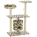 Vidaxl cat tree with sisal scratching posts 95 cm beige paw