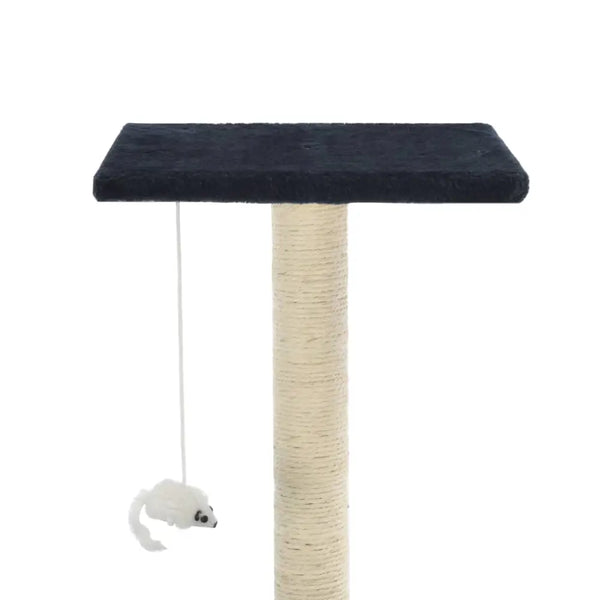 Vidaxl cat tree with sisal scratching posts 95 cm dark blue