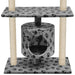 Vidaxl cat tree with sisal scratching posts 95 cm grey paw