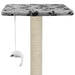 Vidaxl cat tree with sisal scratching posts 95 cm grey paw