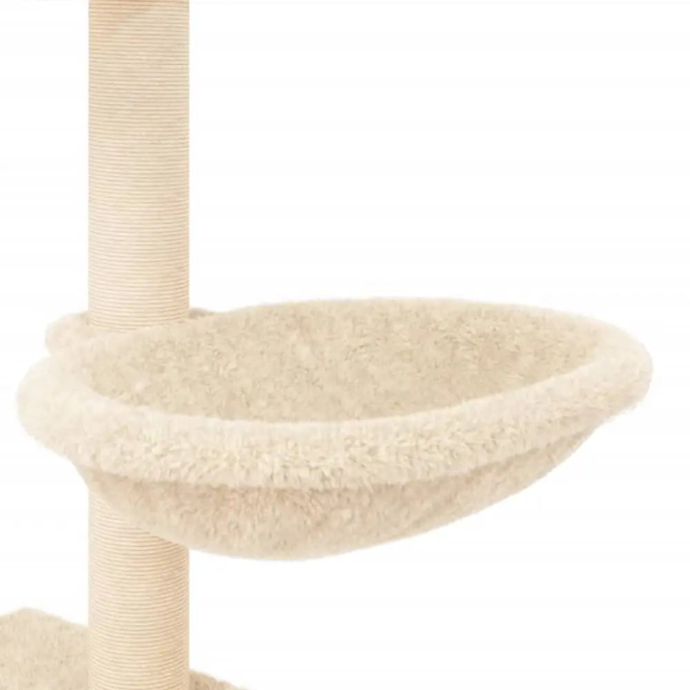 Vidaxl cat tree with sisal scratching posts cream 117 cm