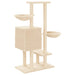 Vidaxl cat tree with sisal scratching posts cream 117 cm