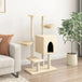 Vidaxl cat tree with sisal scratching posts cream 117 cm