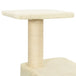 Vidaxl cat tree with sisal scratching posts cream 118.5 cm