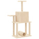 Vidaxl cat tree with sisal scratching posts cream 122 cm