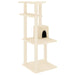 Vidaxl cat tree with sisal scratching posts cream 123 cm