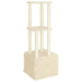 Vidaxl cat tree with sisal scratching posts cream 133.5 cm