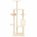 Vidaxl cat tree with sisal scratching posts cream 142 cm