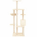 Vidaxl cat tree with sisal scratching posts cream 142 cm