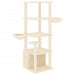 Vidaxl cat tree with sisal scratching posts cream 147 cm