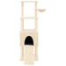 Vidaxl cat tree with sisal scratching posts cream 153 cm