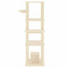 Vidaxl cat tree with sisal scratching posts cream 154 cm