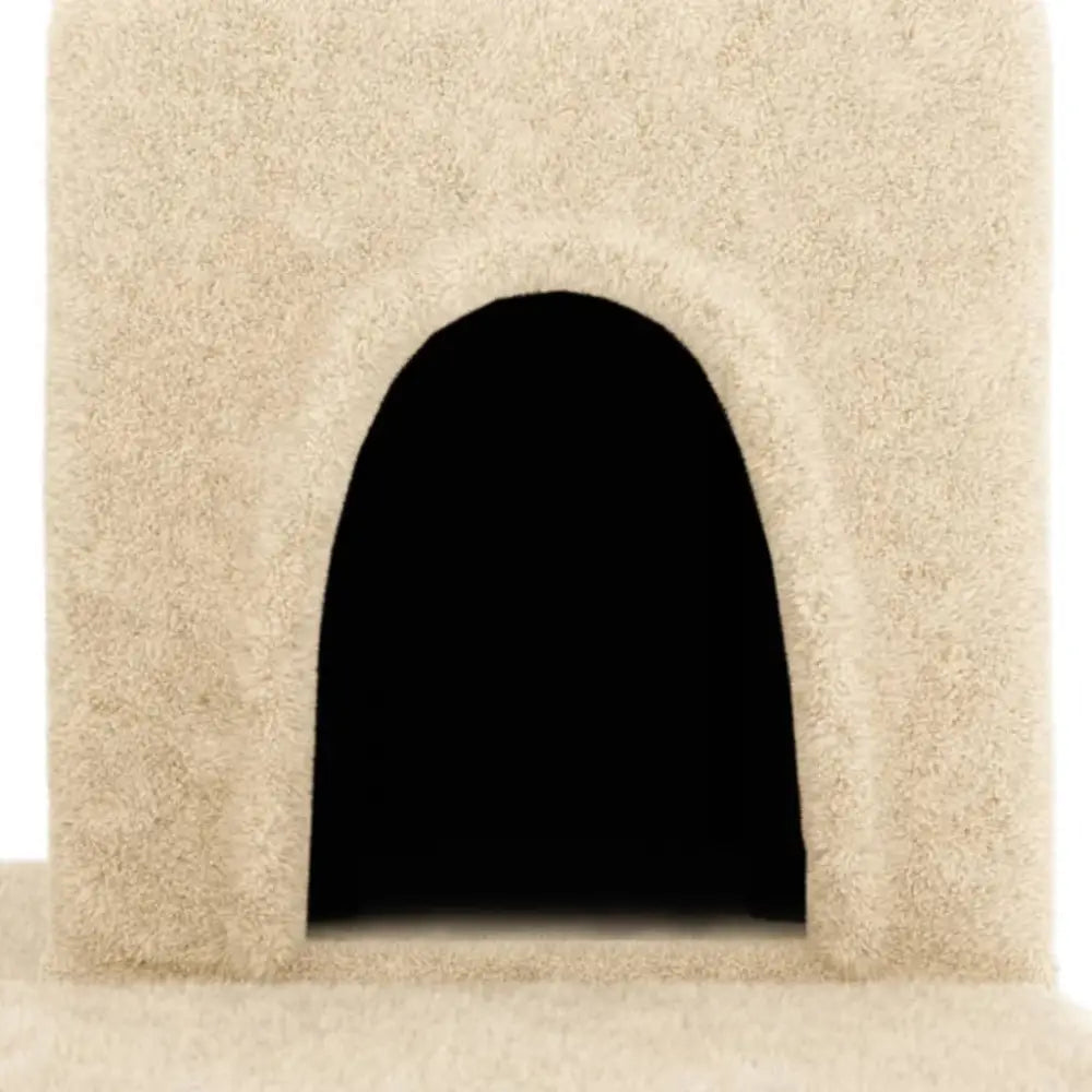 Vidaxl cat tree with sisal scratching posts cream 154 cm