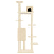 Vidaxl cat tree with sisal scratching posts cream 154 cm