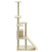 Vidaxl cat tree with sisal scratching posts cream 155 cm