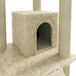 Vidaxl cat tree with sisal scratching posts cream 155 cm