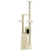 Vidaxl cat tree with sisal scratching posts cream 155 cm